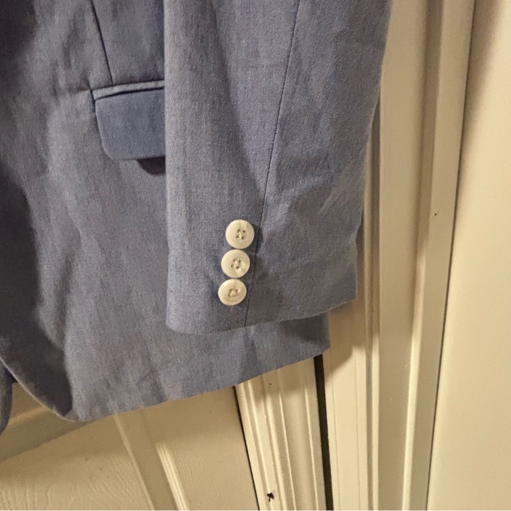Izod Light Blue Kids Blazer Size 18 R - Picture 5 of 11
